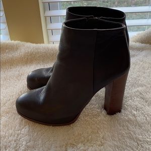 Vince Camuto brown booties